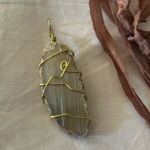 Agate Sliver Necklace